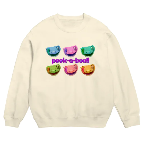 peek-a-boo!! Crew Neck Sweatshirt