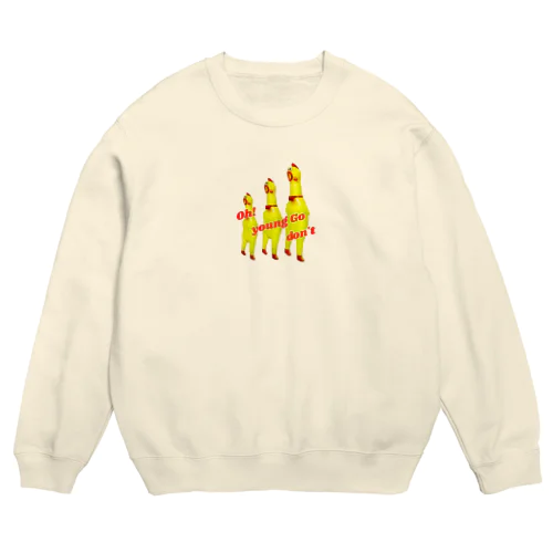 ニワトリシリーズ Crew Neck Sweatshirt