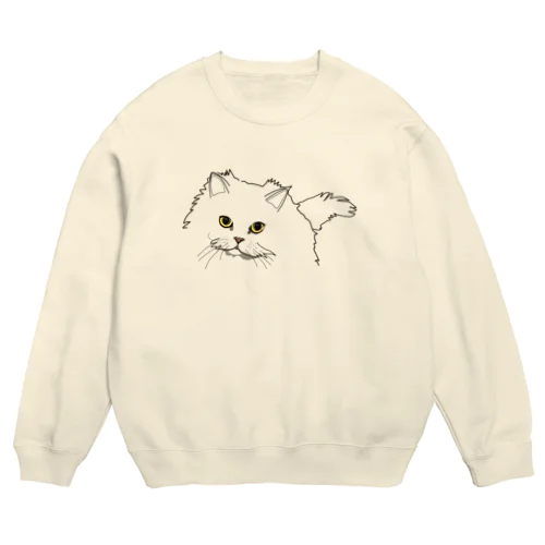 ゆっこさんちの猫 Crew Neck Sweatshirt