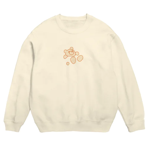 浸されるクマ Crew Neck Sweatshirt