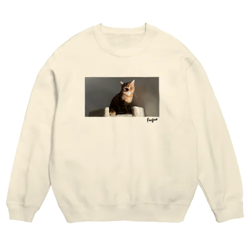 光と猫 Crew Neck Sweatshirt