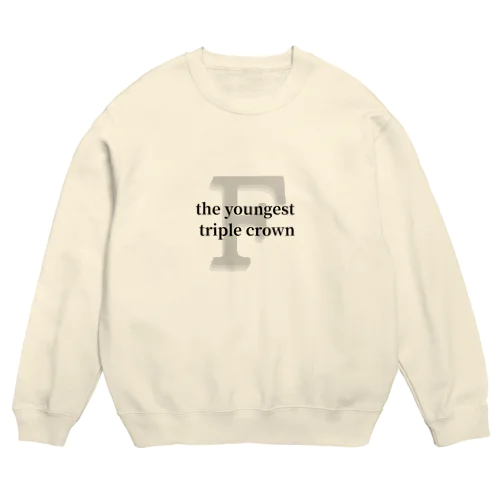 最年少三冠 Crew Neck Sweatshirt