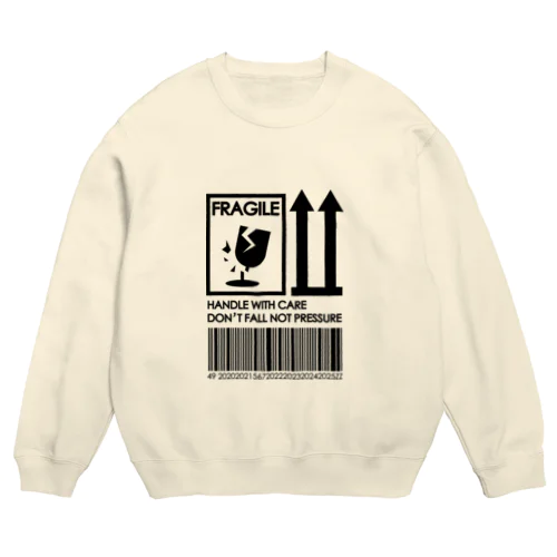 FRAGILE Crew Neck Sweatshirt