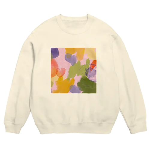 colorful01 Crew Neck Sweatshirt