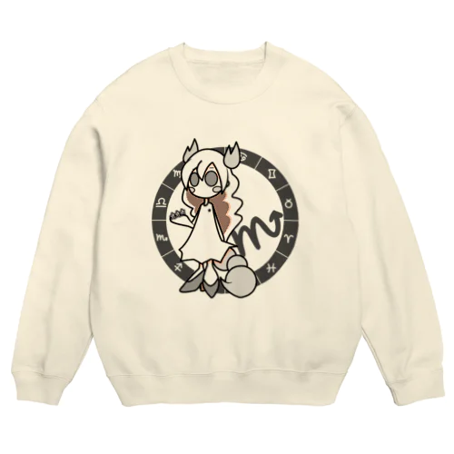 さそり座 パターン1 Crew Neck Sweatshirt