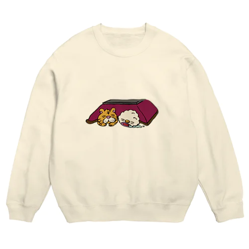 ごはんくんとトラさん Crew Neck Sweatshirt