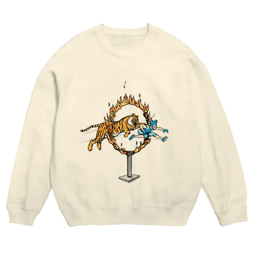 スパイネズミ(とら編) Crew Neck Sweatshirt