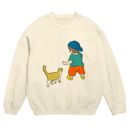 家族のような親友のような Crew Neck Sweatshirt