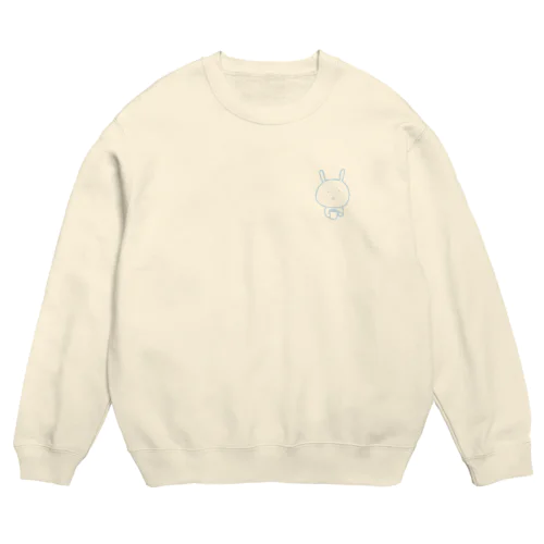 うさぎとマグカップ Crew Neck Sweatshirt