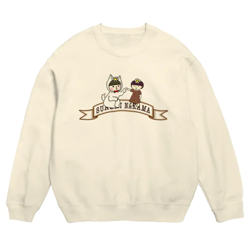 素足仲間 Crew Neck Sweatshirt