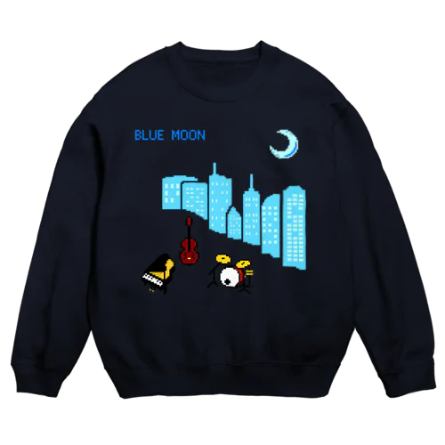 BLUE MOON Crew Neck Sweatshirt