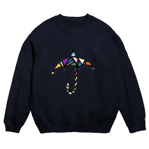 カラフルアンブレラ Crew Neck Sweatshirt