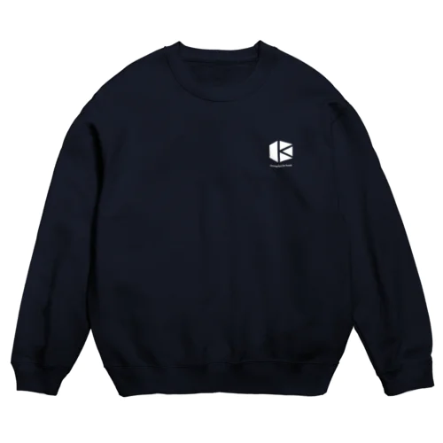 Kubography White Logo Crew Neck Sweatshirt