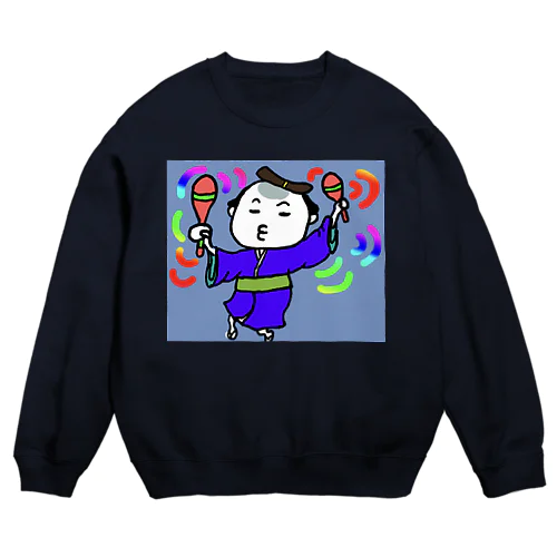 サムライちゃん★ユルユルダスシング！ Crew Neck Sweatshirt