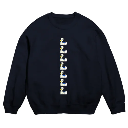 スワンおまる縦型 Crew Neck Sweatshirt