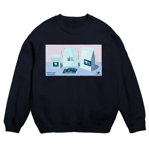 COFFEE GIFT -Chocolate- PURPLE Ver. Crew Neck Sweatshirt