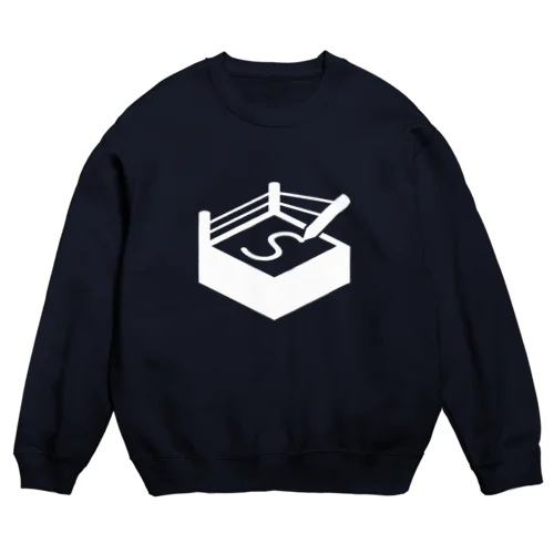 札幌オーギリングロゴ（白） Crew Neck Sweatshirt