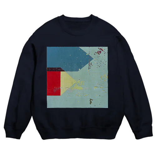 'in between blues' - right Crew Neck Sweatshirt