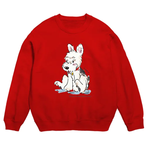 立ち耳ワイヤーFOX_ウェア Crew Neck Sweatshirt