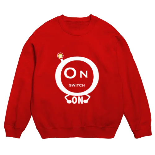 スイッチON（濃色用） Crew Neck Sweatshirt