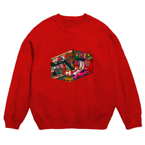 外っぽい部屋 Crew Neck Sweatshirt