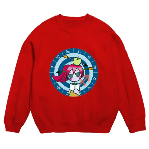 いて座 パターン2・フルカラー Crew Neck Sweatshirt