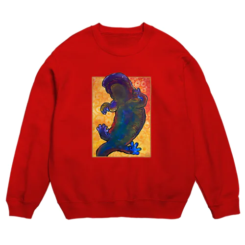 オオサンショウウオ　腹からこんにちは Crew Neck Sweatshirt