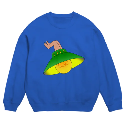 足の生えた街灯 Crew Neck Sweatshirt