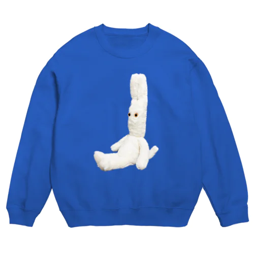 お座りシロモちゃん Crew Neck Sweatshirt