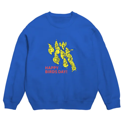 Happy birds day 2020 Crew Neck Sweatshirt