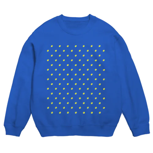 ドット よく見るとレモン Crew Neck Sweatshirt