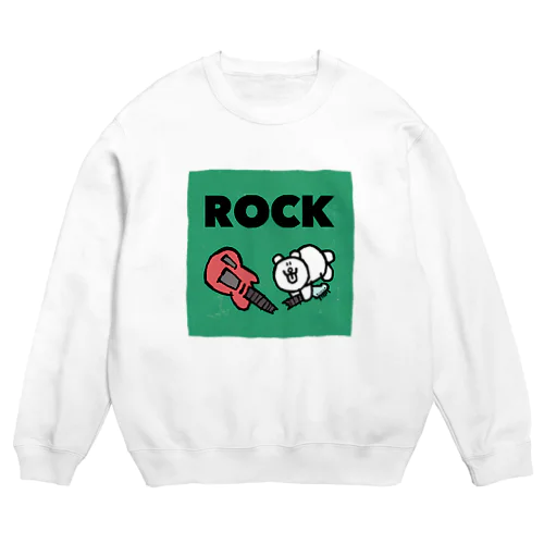 ROCK(緑) Crew Neck Sweatshirt