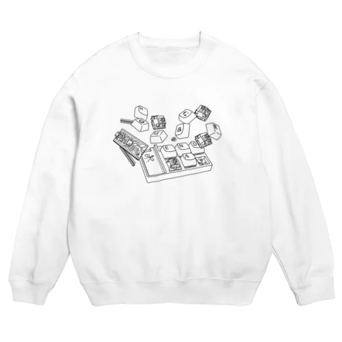 自作キーボードのエンドゲームを目指して Crew Neck Sweatshirt