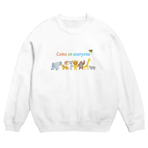 アニマル part1 ts004 Crew Neck Sweatshirt