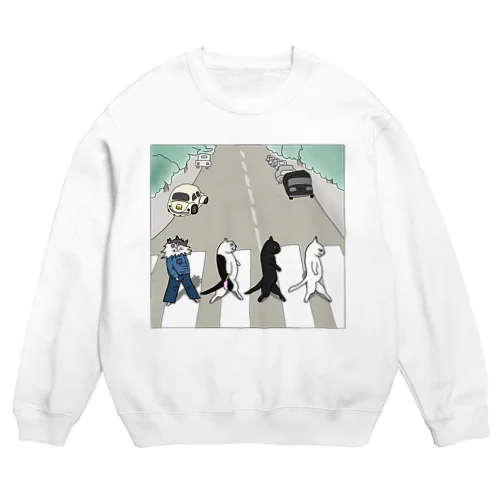 にゃーとるず Crew Neck Sweatshirt