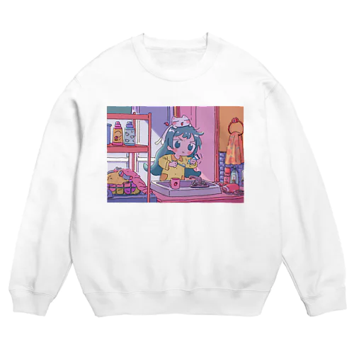 はみがき粉ぎゅう Crew Neck Sweatshirt