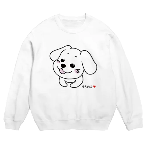 うちのコ　も。 Crew Neck Sweatshirt