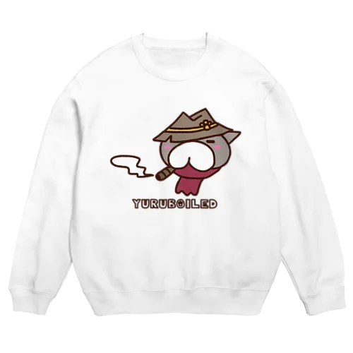 にゃんもげら：ジャック-ゆるぼいるど- Crew Neck Sweatshirt