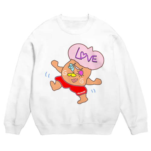 腹踊り（愛沢さん） Crew Neck Sweatshirt