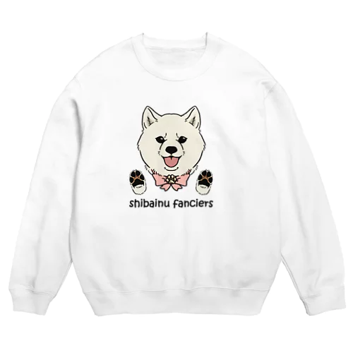 shiba-inu fanciers(白柴) Crew Neck Sweatshirt