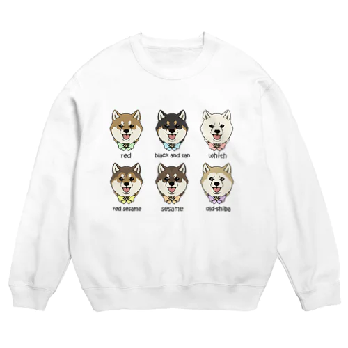 shiba-inu fanciers(集合) Crew Neck Sweatshirt