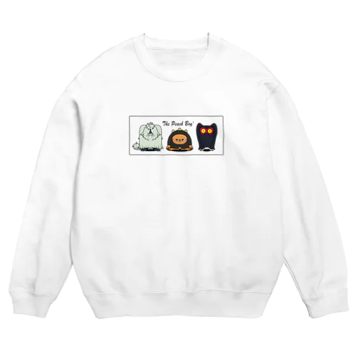 The Peach Boy' カラー Crew Neck Sweatshirt