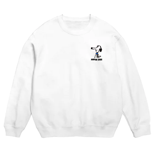 “HANA DOG” ロゴ小 Crew Neck Sweatshirt