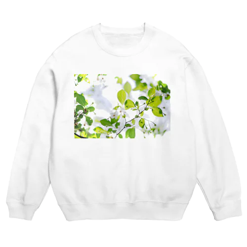 癒しの風景（エゴノキ） Crew Neck Sweatshirt