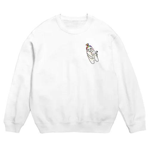 ニーヤモとほねこ Crew Neck Sweatshirt