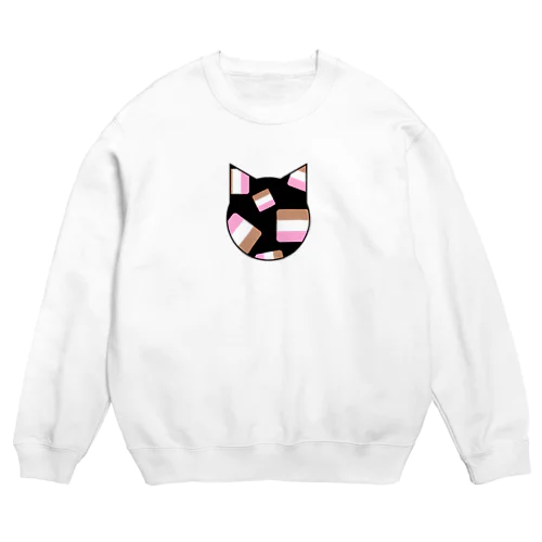 宇宙で食べるアイス Crew Neck Sweatshirt