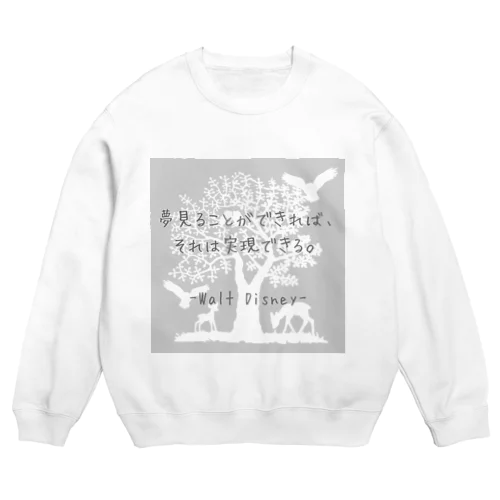 いじんふれーず「ウォルト・ディズニー」1 Crew Neck Sweatshirt