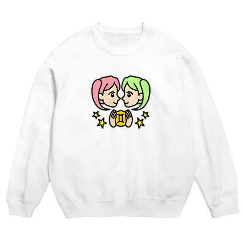 ふたご座♊ Crew Neck Sweatshirt