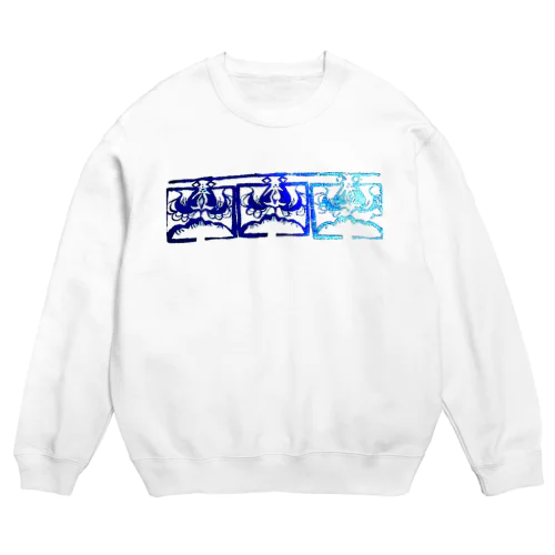 Blue山(Yupa) Crew Neck Sweatshirt