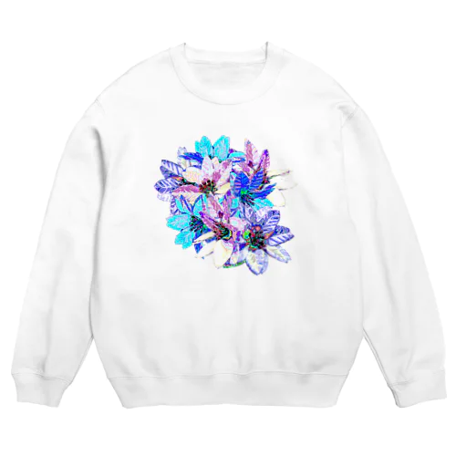 Flower Crew Neck Sweatshirt